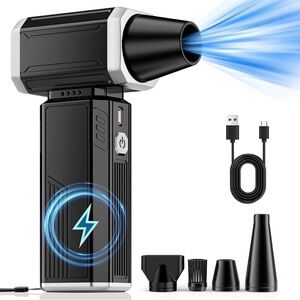 SEALED Cordless Air Duster Cleaner Powerful Rechargeable 180,000rpm Wind Speed